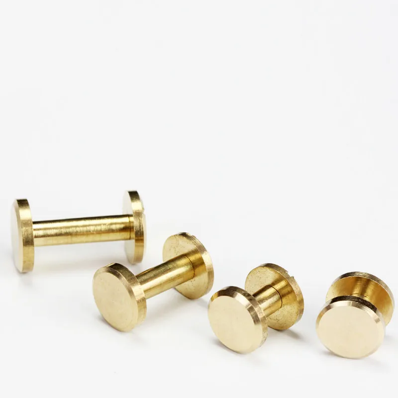 5/10/ 20PCS Flat Style Brass Set Screw Rivet Wallet Bag Belt Leather Craft DIY Handmade Garment Hardware Part Fastener
5/10/ 20PCS Flat Style Brass Set Screw Rivet Wallet Bag Belt Leather Craft DIY Handmade Garment Hardware Part Fastener