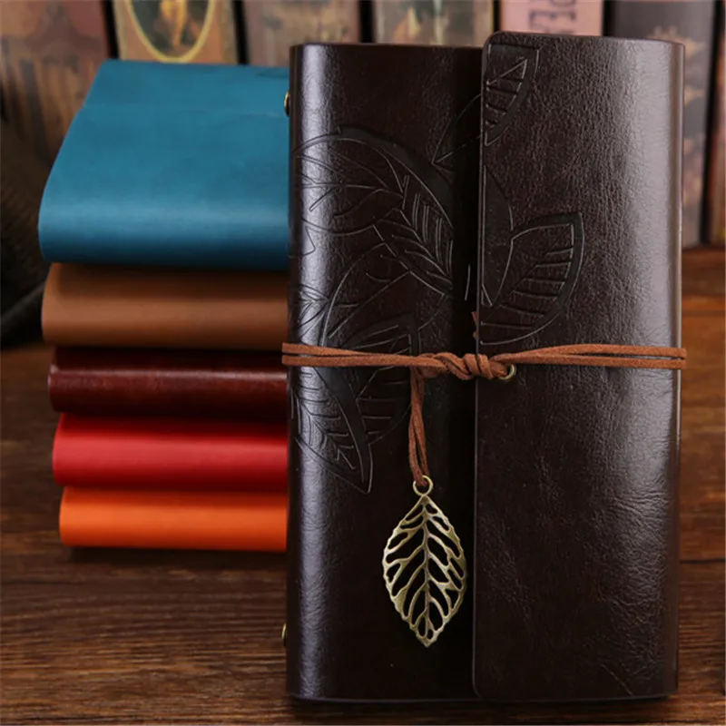 Retro leather notebook sketchbook Leaves Bullet Journal notepad Travel Diary Planner School filofax Agendas note book 
Retro leather notebook sketchbook Leaves Bullet Journal notepad Travel Diary Planner School filofax Agendas note book