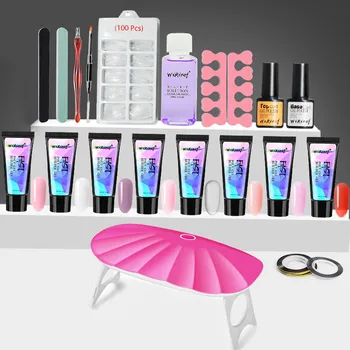 Nail Kit Professional Set Acrylic Poly Gel Lasting False Nails Liquid Double-end Nail Brush Pusher Dead Skin Gel Polish Set 2020
Nail Kit Professional Set Acrylic Poly Gel Lasting False Nails Liquid Double-end Nail Brush Pusher Dead Skin Gel Polish Set 2020