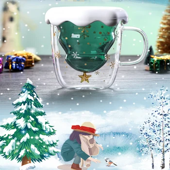 Double Wall Glass Coffee Mug,Insulated Espresso Mug Tea Cup with Lid,3D Christmas Tree for Tea, Coffee,Milk Latte
Double Wall Glass Coffee Mug,Insulated Espresso Mug Tea Cup with Lid,3D Christmas Tree for Tea, Coffee,Milk Latte