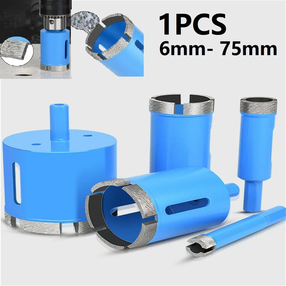 1Pcs Diamond Drill Core Bits Hole Saw 6-75mm Drill Bit Saw Set Tile Ceramic Marble Glass Cutter Cutting Woodworking Tools
1Pcs Diamond Drill Core Bits Hole Saw 6-75mm Drill Bit Saw Set Tile Ceramic Marble Glass Cutter Cutting Woodworking Tools