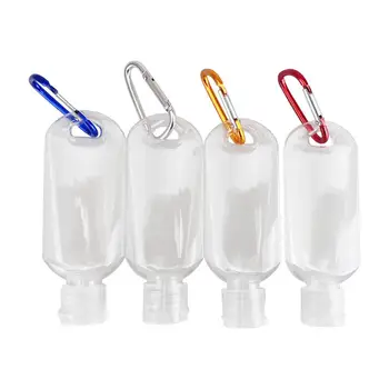 5/10pcs 50ml Refillable Bottles Hand Sanitizer Containers Portable Travel Bottles Carabiner Transparent Bottles with hook 
5/10pcs 50ml Refillable Bottles Hand Sanitizer Containers Portable Travel Bottles Carabiner Transparent Bottles with hook