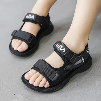 2020 New Summer Sandals Boys Weaving Belt Leisure Beach Shoes Boys Antiskid Wear Resistant Antiskid Breathable Childrens Shoe
2020 New Summer Sandals Boys Weaving Belt Leisure Beach Shoes Boys Antiskid Wear Resistant Antiskid Breathable Childrens Shoe
