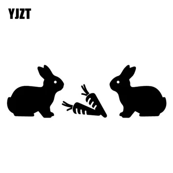 YJZT 16.6CM*5.5CM Lovely Rabbits Cartoon Decorate Pattern Car Sticker Car Door Vinyl Decal Black/Silver C4-2742
YJZT 16.6CM*5.5CM Lovely Rabbits Cartoon Decorate Pattern Car Sticker Car Door Vinyl Decal Black/Silver C4-2742