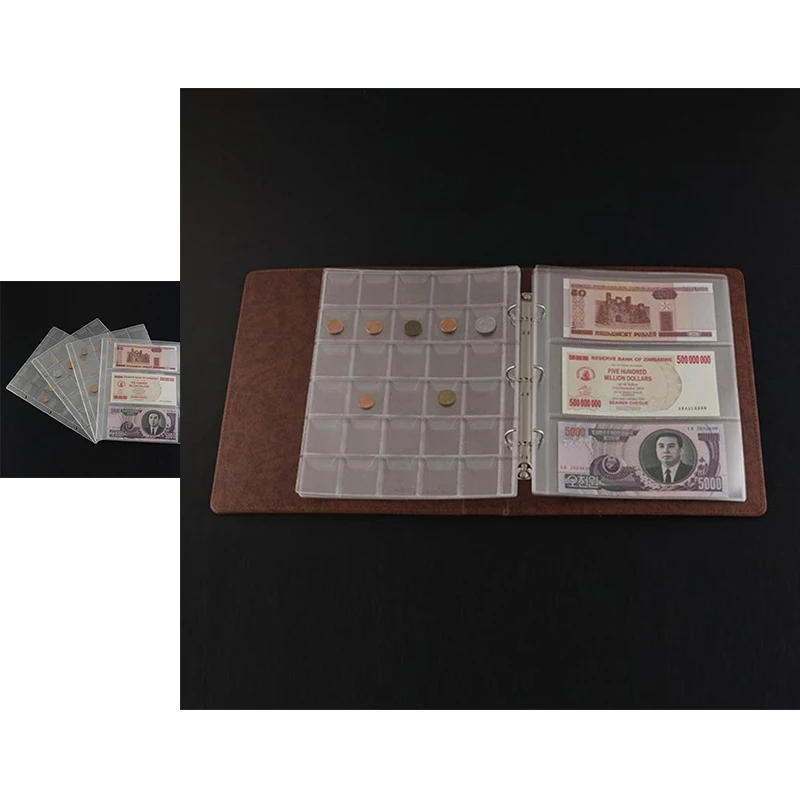 PVC Useful Banknote Coin Collection Sheets Simple Template Sheets to Make Collect Storage Booklets Inner Pages New 2019
PVC Useful Banknote Coin Collection Sheets Simple Template Sheets to Make Collect Storage Booklets Inner Pages New 2019