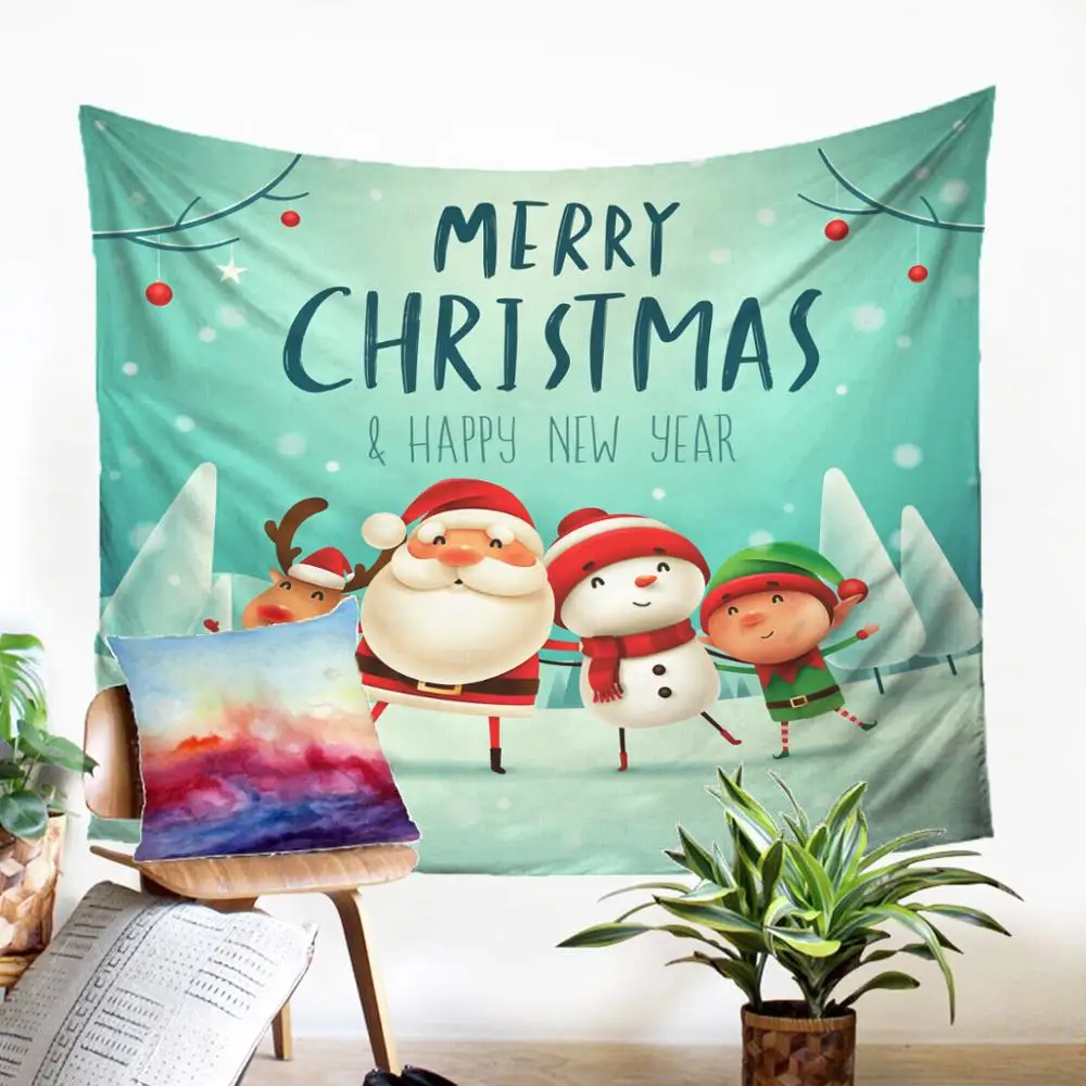 Cute Cartoon Christmas Design Wall Carpet Home Decoration Dorm Decor Macrame Panel Wall Hanging Tapestry Home Textiles
Cute Cartoon Christmas Design Wall Carpet Home Decoration Dorm Decor Macrame Panel Wall Hanging Tapestry Home Textiles