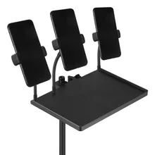 240*175MM Microphone Stand Soundcard Tray Bracket Guitar Performance Live Phone HolderClip Smartphone Clip Holder
240*175MM Microphone Stand Soundcard Tray Bracket Guitar Performance Live Phone HolderClip Smartphone Clip Holder