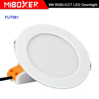Miboxer New FUT061 9W RGB+CCT LED Downlight Dimmable Smart led Panel light AC100~240V led Ceiling light Indoor lamp
Miboxer New FUT061 9W RGB+CCT LED Downlight Dimmable Smart led Panel light AC100~240V led Ceiling light Indoor lamp
