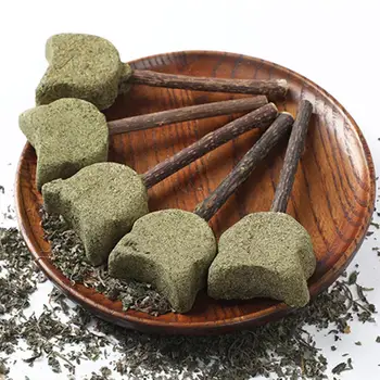 Cat Cleaning Teeth Toys Natural Catnip Molar Chew Catnip Lollipop Pet Cleaning Protect The Stomach Kitten Chasing Game Products
Cat Cleaning Teeth Toys Natural Catnip Molar Chew Catnip Lollipop Pet Cleaning Protect The Stomach Kitten Chasing Game Products