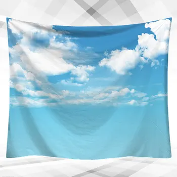 Cloud Print Tapestry Wall Blanket Beach Towel Square Towel Shower Curtain for Home 200x150cm (Blue)
Cloud Print Tapestry Wall Blanket Beach Towel Square Towel Shower Curtain for Home 200x150cm (Blue)