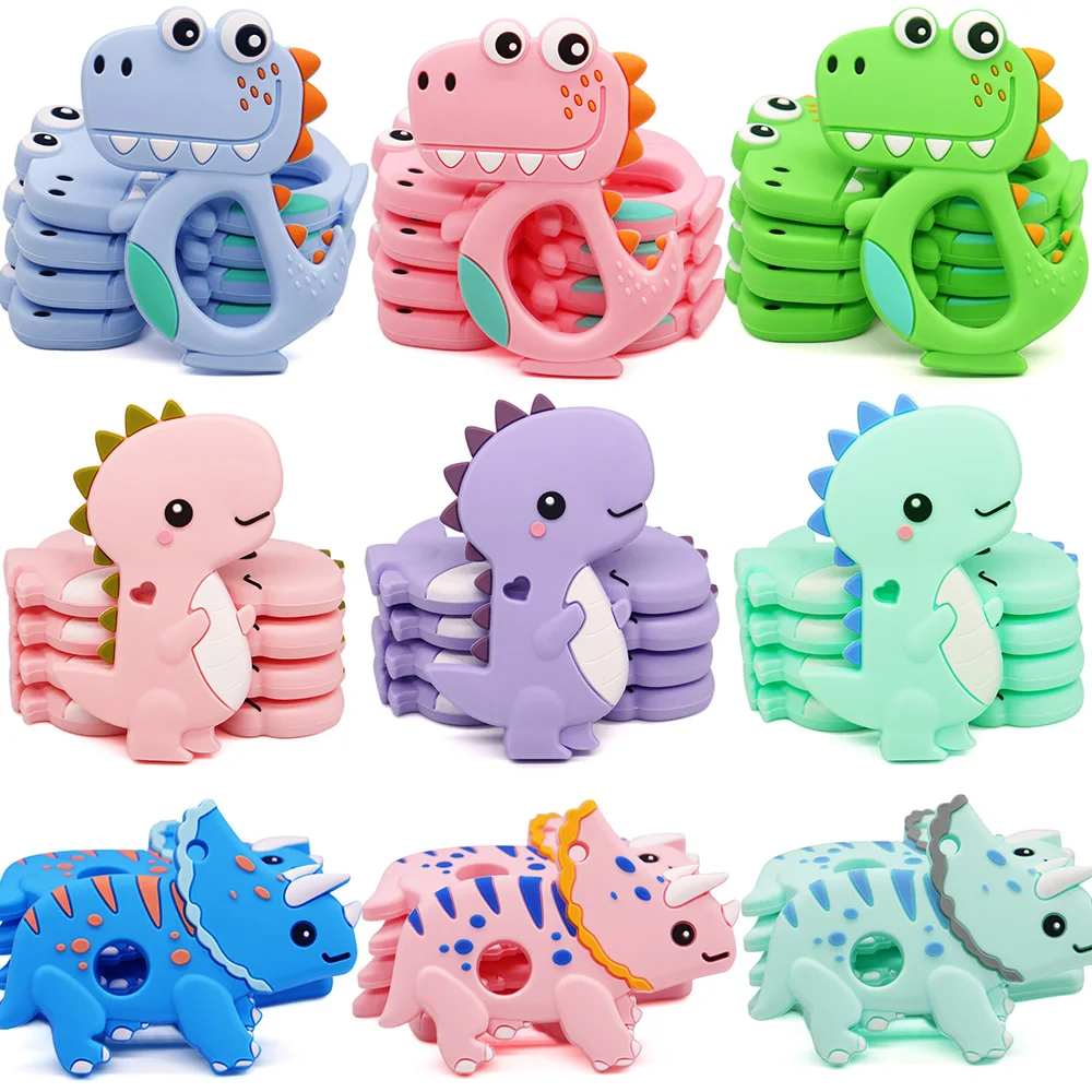 Dinosaurs Silicone Baby Teether BPA Free Nursing Necklace DIY Pacifier Pendant Chain Food Grade Baby Teething Toy 1pcs
Dinosaurs Silicone Baby Teether BPA Free Nursing Necklace DIY Pacifier Pendant Chain Food Grade Baby Teething Toy 1pcs