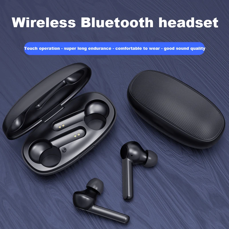 Wireless Bluetooth Earphone 5.0 Touch In-ear 9D Stereo Sports Running Headset Support iOS/Android Phones HD Call
Wireless Bluetooth Earphone 5.0 Touch In-ear 9D Stereo Sports Running Headset Support iOS/Android Phones HD Call