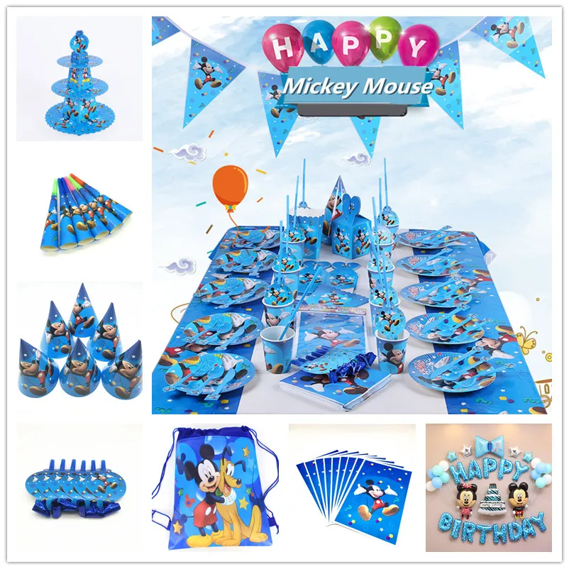 Cartoon Disney Mickey Mouse Theme Kids Favor Birthday Pack Event Party Cups Plates Baby Shower Disposable Tableware Supplies
Cartoon Disney Mickey Mouse Theme Kids Favor Birthday Pack Event Party Cups Plates Baby Shower Disposable Tableware Supplies