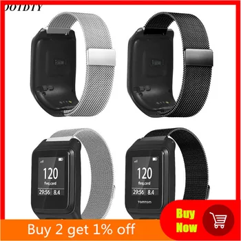 Stainless Steel Magnetic Replacement Sport Wrist Strap Watchband for TomTom Runner 3 2/Spark 3 Cardio/Music/Adventurer
Stainless Steel Magnetic Replacement Sport Wrist Strap Watchband for TomTom Runner 3 2/Spark 3 Cardio/Music/Adventurer