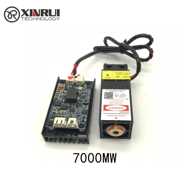 Actual power 7000mw 445nm 12V High Power TTL Focal length 2cm Blue Laser Module engrave on stainless steel 7w laser head
Actual power 7000mw 445nm 12V High Power TTL Focal length 2cm Blue Laser Module engrave on stainless steel 7w laser head