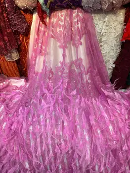 newest Nigerian Embroidered Lace Fabric with feather African tull net Lace Fabric with gilliter for fashion weddig dress fabric
newest Nigerian Embroidered Lace Fabric with feather African tull net Lace Fabric with gilliter for fashion weddig dress fabric