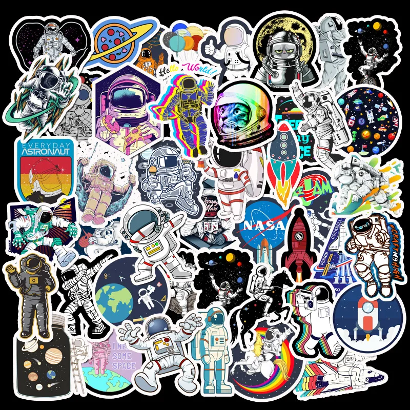 50pcs/pack Astronaut Space Station Cartoon Sticker Moon Rocket Universe Trolley Computer Graffiti Sticker
50pcs/pack Astronaut Space Station Cartoon Sticker Moon Rocket Universe Trolley Computer Graffiti Sticker