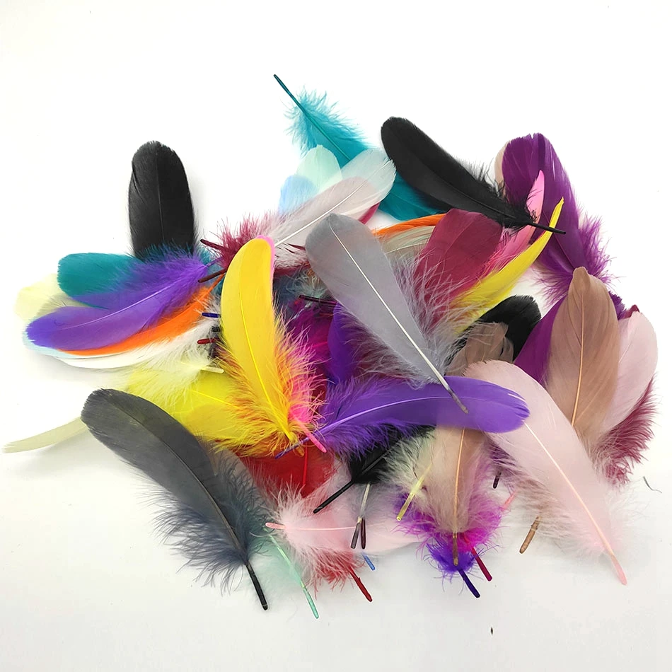 100pcs/Lot Colorful Party Feathers Craft Natural Goose Feather for DIY White Wedding Feathers for Jewelry Making Home Decoration
100pcs/Lot Colorful Party Feathers Craft Natural Goose Feather for DIY White Wedding Feathers for Jewelry Making Home Decoration