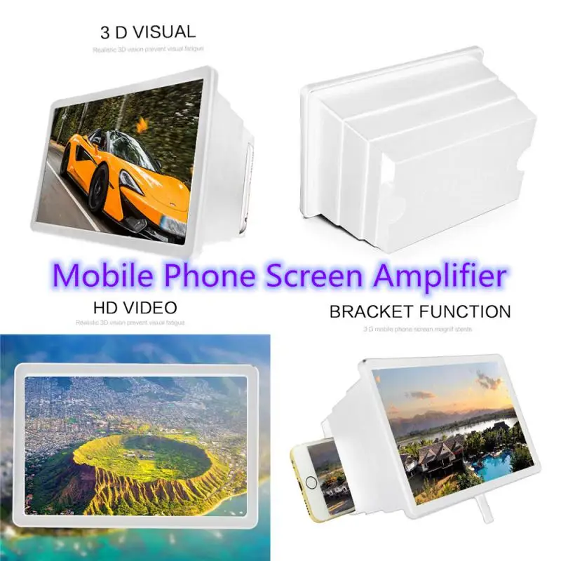 Retractable Cell Phone 3D Screen Video Magnifier Bracket Folding Enlarged Desktop Smartphone Movie HD Amplifying Projector Stand
Retractable Cell Phone 3D Screen Video Magnifier Bracket Folding Enlarged Desktop Smartphone Movie HD Amplifying Projector Stand