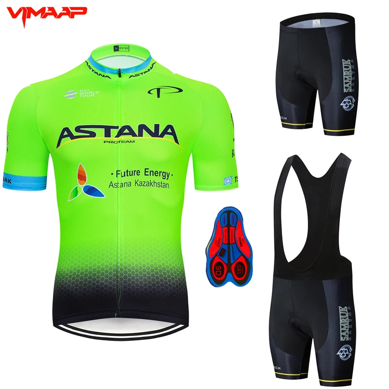 Fluorescence ASTANA Cycling Clothing Set Mens Bicycle Maillot MTB Racing Ropa Ciclismo Summer Hombre Roupa Bike Jersey Quick Dry 
Fluorescence ASTANA Cycling Clothing Set Mens Bicycle Maillot MTB Racing Ropa Ciclismo Summer Hombre Roupa Bike Jersey Quick Dry