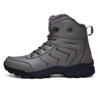 Winter snow boots large size cotton shoes men's high-top outdoor shoes boots leather shoes
Winter snow boots large size cotton shoes men's high-top outdoor shoes boots leather shoes