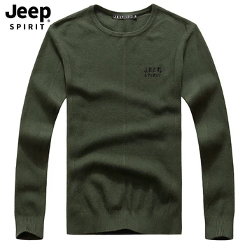 JEEP SPIRIT Brand New Sweater Men Casual Long Sleeve O-neck Mens Sweaters Solid Color Cotton Pullover Men M-XXXL Warm Sweater
JEEP SPIRIT Brand New Sweater Men Casual Long Sleeve O-neck Mens Sweaters Solid Color Cotton Pullover Men M-XXXL Warm Sweater