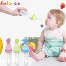 90ML Safe Newborn Baby Feeding Bottle Toddler Silicone Squeeze Feeding Spoon Milk Bottle Baby Training Feeder Food Supplement
90ML Safe Newborn Baby Feeding Bottle Toddler Silicone Squeeze Feeding Spoon Milk Bottle Baby Training Feeder Food Supplement
