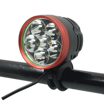 Bicycle Frontlight 10000 Lumens Bicycle Light 6 * T6 LED Bike Cycling Headlight Flashlight Outdoor Night Riding farol bike light
Bicycle Frontlight 10000 Lumens Bicycle Light 6 * T6 LED Bike Cycling Headlight Flashlight Outdoor Night Riding farol bike light