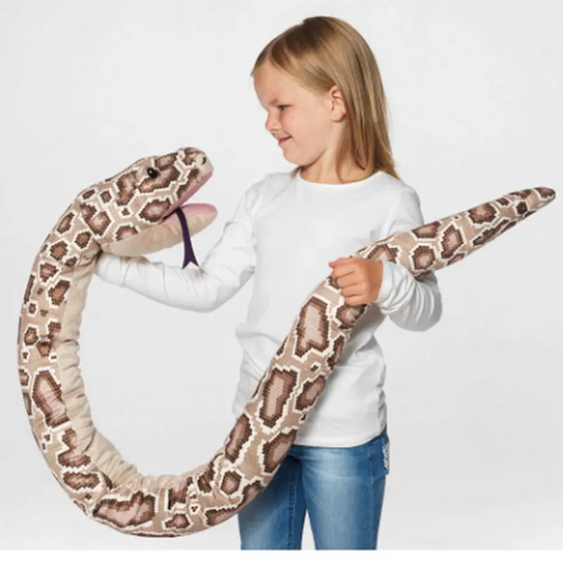 Simulation Snake Hand Doll Plush Toy Large Python Doll Spoof Whole Person Props Creative Fake Snake Furnishings Child Gift JM154
Simulation Snake Hand Doll Plush Toy Large Python Doll Spoof Whole Person Props Creative Fake Snake Furnishings Child Gift JM154
