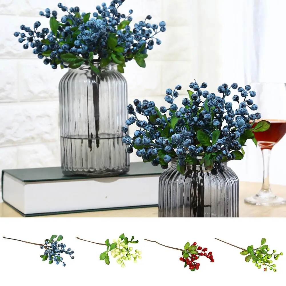 new 1 Pc Artificial Plastic Fruit Blueberry Green Plant Home Hotel Cafe Decoration Lifelike Beautiful Non-fade Home Decor 
new 1 Pc Artificial Plastic Fruit Blueberry Green Plant Home Hotel Cafe Decoration Lifelike Beautiful Non-fade Home Decor