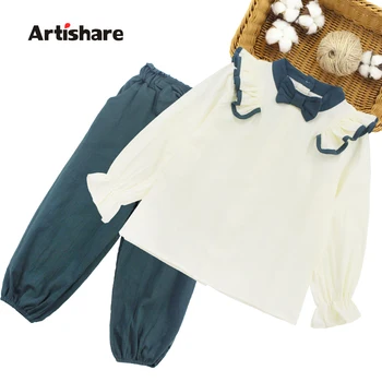 Girls Clothes Set Ruffle Blouses & Pants Girls Outfits Casual Style Baby Girls Clothes Casual Kids Clothing For Girl 
Girls Clothes Set Ruffle Blouses & Pants Girls Outfits Casual Style Baby Girls Clothes Casual Kids Clothing For Girl
