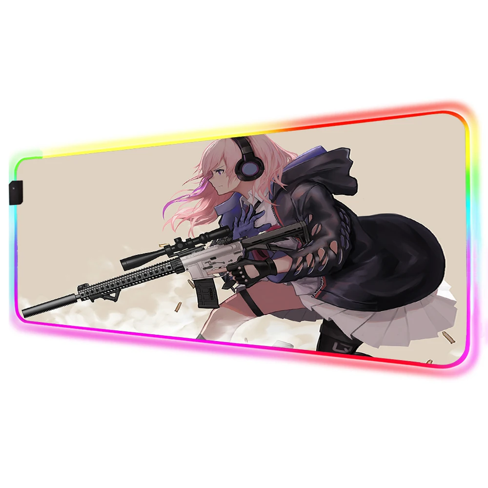 Frontline Girl and Gun Anime RGB Gaming Computer Large Mouse Pad Led 7 Color LED Custom DIY Muse Pad Backlit Keyboard Desk Pad
Frontline Girl and Gun Anime RGB Gaming Computer Large Mouse Pad Led 7 Color LED Custom DIY Muse Pad Backlit Keyboard Desk Pad