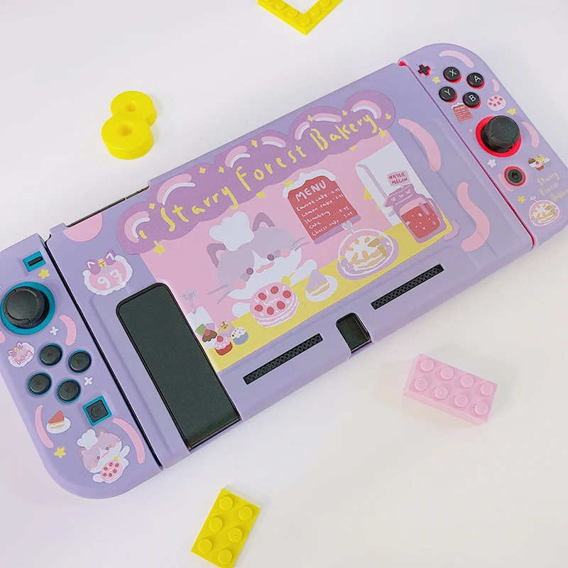 STARRY FOREST Cat Bakery cute purple soft protective case shell for nintendo switch for girls
STARRY FOREST Cat Bakery cute purple soft protective case shell for nintendo switch for girls