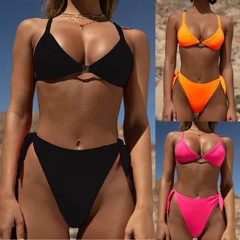 High Waist Bikini Set Swimwear Women Bandage Push Up Padded Swimming Suit Bathing Suit Thong Bikini Brazilian sexy swimsuit
High Waist Bikini Set Swimwear Women Bandage Push Up Padded Swimming Suit Bathing Suit Thong Bikini Brazilian sexy swimsuit