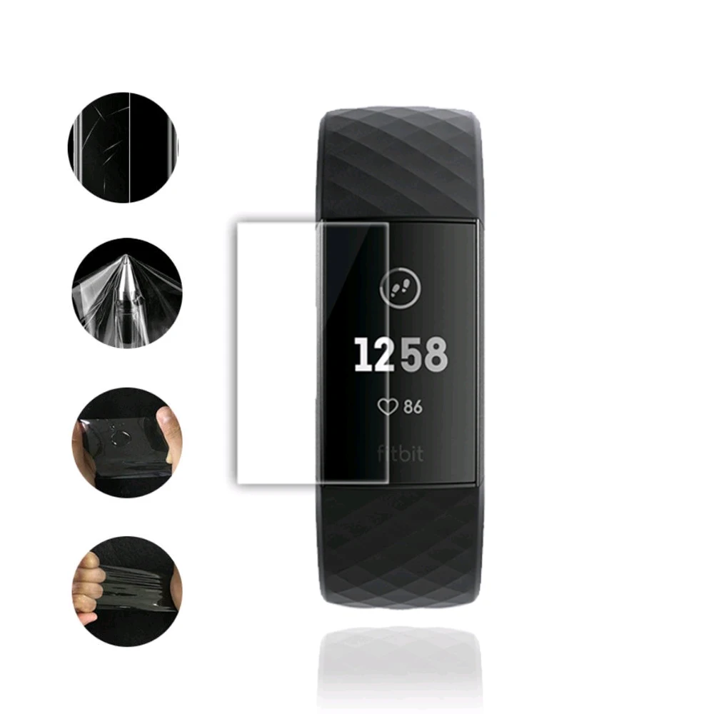Protective Hydrogel Film Guard Screen Protector For Fitbit Charge 4 Charge4 Smartwatch Wristband Anti-shock Soft Clear Cover
Protective Hydrogel Film Guard Screen Protector For Fitbit Charge 4 Charge4 Smartwatch Wristband Anti-shock Soft Clear Cover