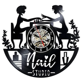 Nail Salon Vinyl Record Wall Clock Modern Design Nail Art Manicure Studio Vinyl Clocks Wall Watch Beauty Salon Wall Sign Decor
Nail Salon Vinyl Record Wall Clock Modern Design Nail Art Manicure Studio Vinyl Clocks Wall Watch Beauty Salon Wall Sign Decor