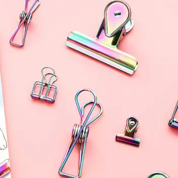 Multi-color Metal Binder Clips Notes Letter Photo Paper File Clip Stationary Office School Supplies
Multi-color Metal Binder Clips Notes Letter Photo Paper File Clip Stationary Office School Supplies