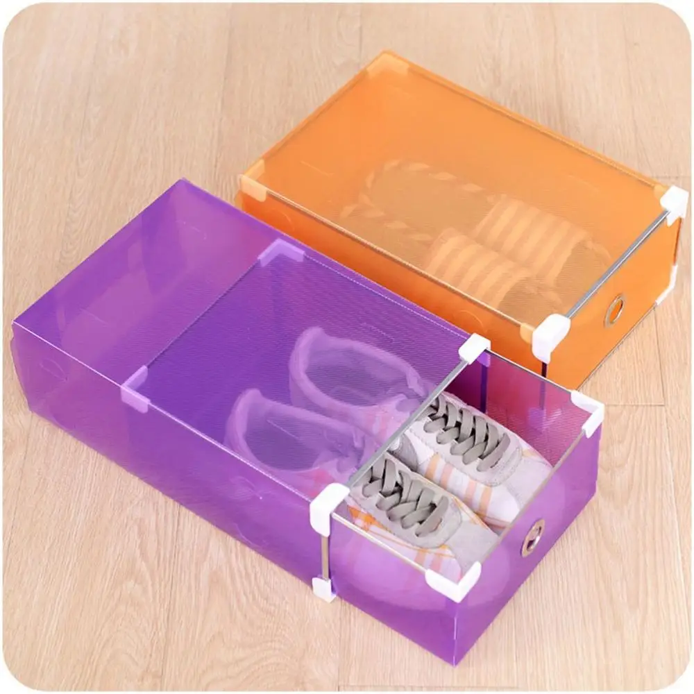 Multi-function Colorful Transparent Shoe Box Plastic Storage Shoe Box Candy Color Drawer Type Transparent Shoebox Unisex
Multi-function Colorful Transparent Shoe Box Plastic Storage Shoe Box Candy Color Drawer Type Transparent Shoebox Unisex