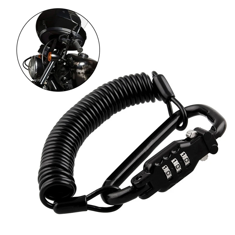 1PCS Black Scooter Bicycle Motorcycle Helmet Lock Tough Combination PIN Locking Carabiner Device Autobike Motorcycle Accessories
1PCS Black Scooter Bicycle Motorcycle Helmet Lock Tough Combination PIN Locking Carabiner Device Autobike Motorcycle Accessories