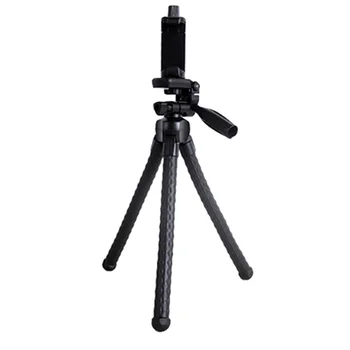 Octopus Mobile Phone Tripod SLR Camera Triple-cornered Live Desktop Bracket (with Mobile Phone Clip + Bluetooth Selfie) 
Octopus Mobile Phone Tripod SLR Camera Triple-cornered Live Desktop Bracket (with Mobile Phone Clip + Bluetooth Selfie)