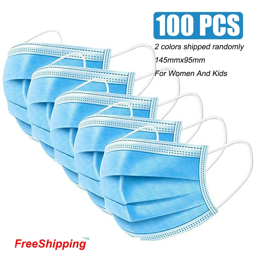 50Pcs Surgical mask 3 Layer Face Mask medical mask Filter Disposable Dust mask Mouth Masks Earloop Masks 24 Hours Shipping
50Pcs Surgical mask 3 Layer Face Mask medical mask Filter Disposable Dust mask Mouth Masks Earloop Masks 24 Hours Shipping