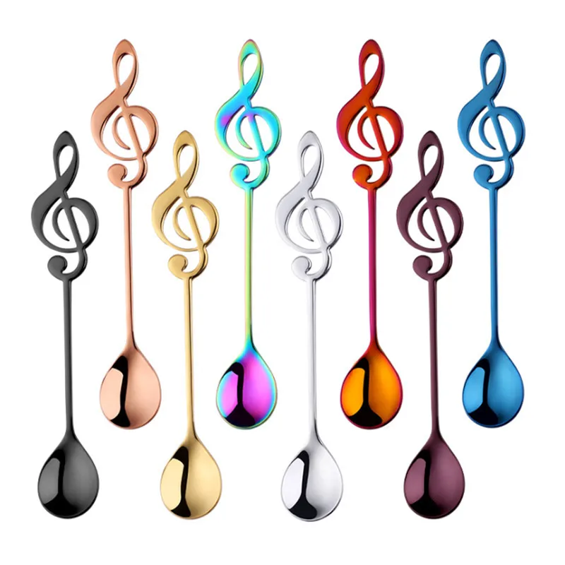 2021 New hot 1Pc Musical Note Shaped Coffee Spoon Coffee Stirring Scoop Stainless Steel Milk Tea Drink Cafe Scoop
2021 New hot 1Pc Musical Note Shaped Coffee Spoon Coffee Stirring Scoop Stainless Steel Milk Tea Drink Cafe Scoop