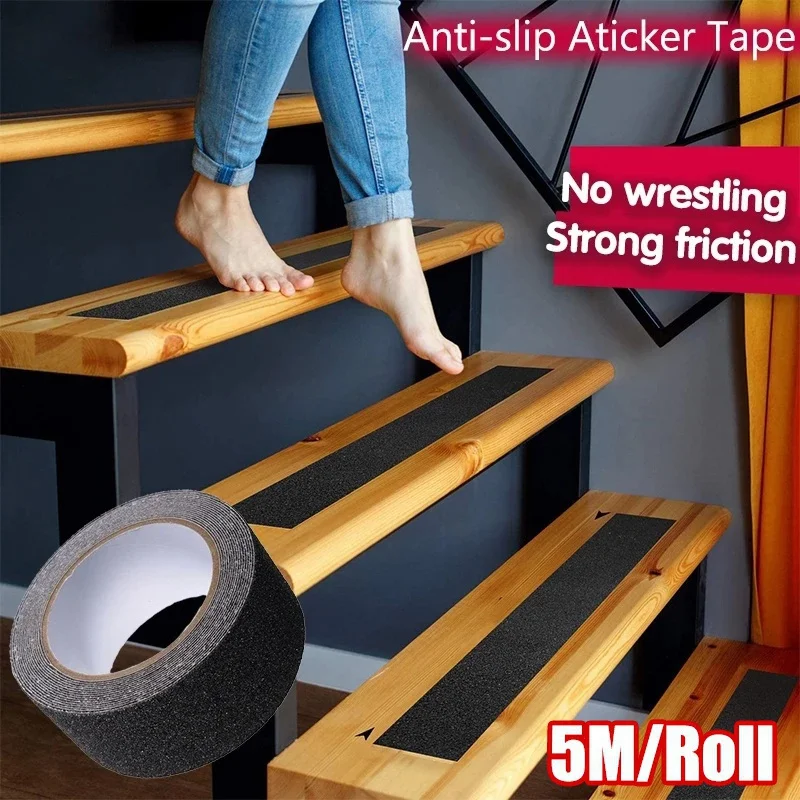 5M Self Adhesive Anti-slip Tape For Bathroom Shower Floor Stickers on Slip Traction Abrasive Adhesive Stairs Safety Tread Step
5M Self Adhesive Anti-slip Tape For Bathroom Shower Floor Stickers on Slip Traction Abrasive Adhesive Stairs Safety Tread Step