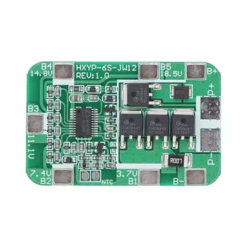 LEORY 6S 14A 22.2V 18650 Battery Protection Board for 18650 Li-ion Lithium Battery Cell Charger Protect Module PCB BMS
LEORY 6S 14A 22.2V 18650 Battery Protection Board for 18650 Li-ion Lithium Battery Cell Charger Protect Module PCB BMS
