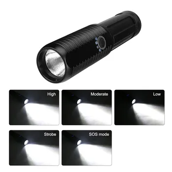 XHP P50 LED Flashlight With 5 Adjustable Brightness Modes Outdoor Waterproof household lighting accessories for home lamp фонарь
XHP P50 LED Flashlight With 5 Adjustable Brightness Modes Outdoor Waterproof household lighting accessories for home lamp фонарь