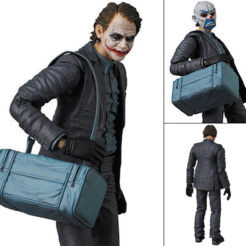 

16cm Marvel MAFEX 015 Batman The Dark Knight The Joker NECA 7" SHF Joker figures PVC Collectible Action Figure Model Toy gift