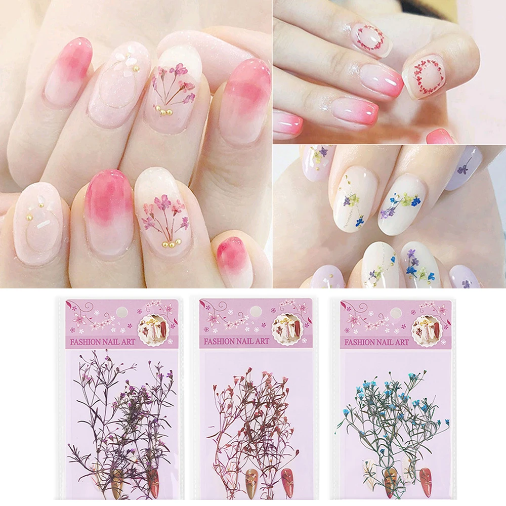 New 6 color mixed natural dried flower nail decoration nail art DIY 3D three-dimensional dried flower nail art design decorative
New 6 color mixed natural dried flower nail decoration nail art DIY 3D three-dimensional dried flower nail art design decorative