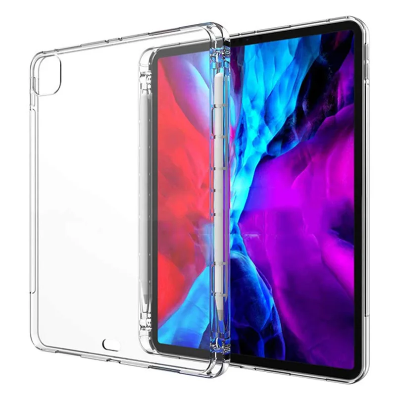 Silicone Soft TPU Transparent Clear Flexible Back Case Cover For iPad Pro 12.9 inch 2021 2020 2018 2015 2017 With Pen Slot
Silicone Soft TPU Transparent Clear Flexible Back Case Cover For iPad Pro 12.9 inch 2021 2020 2018 2015 2017 With Pen Slot