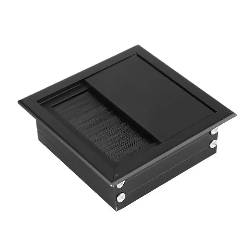 2pcs Table Desk Wire Hole Cover Aluminum Alloy Wire Cable Grommet Hole Cover Outlet Port with Brush Table Cables 80X80mm
2pcs Table Desk Wire Hole Cover Aluminum Alloy Wire Cable Grommet Hole Cover Outlet Port with Brush Table Cables 80X80mm