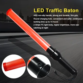 54cm Glow Tools Light Stick Police Fluorescence Safty Indicator Hand LED Traffic Baton Flash Warning Signal Wand Multifunctional
54cm Glow Tools Light Stick Police Fluorescence Safty Indicator Hand LED Traffic Baton Flash Warning Signal Wand Multifunctional